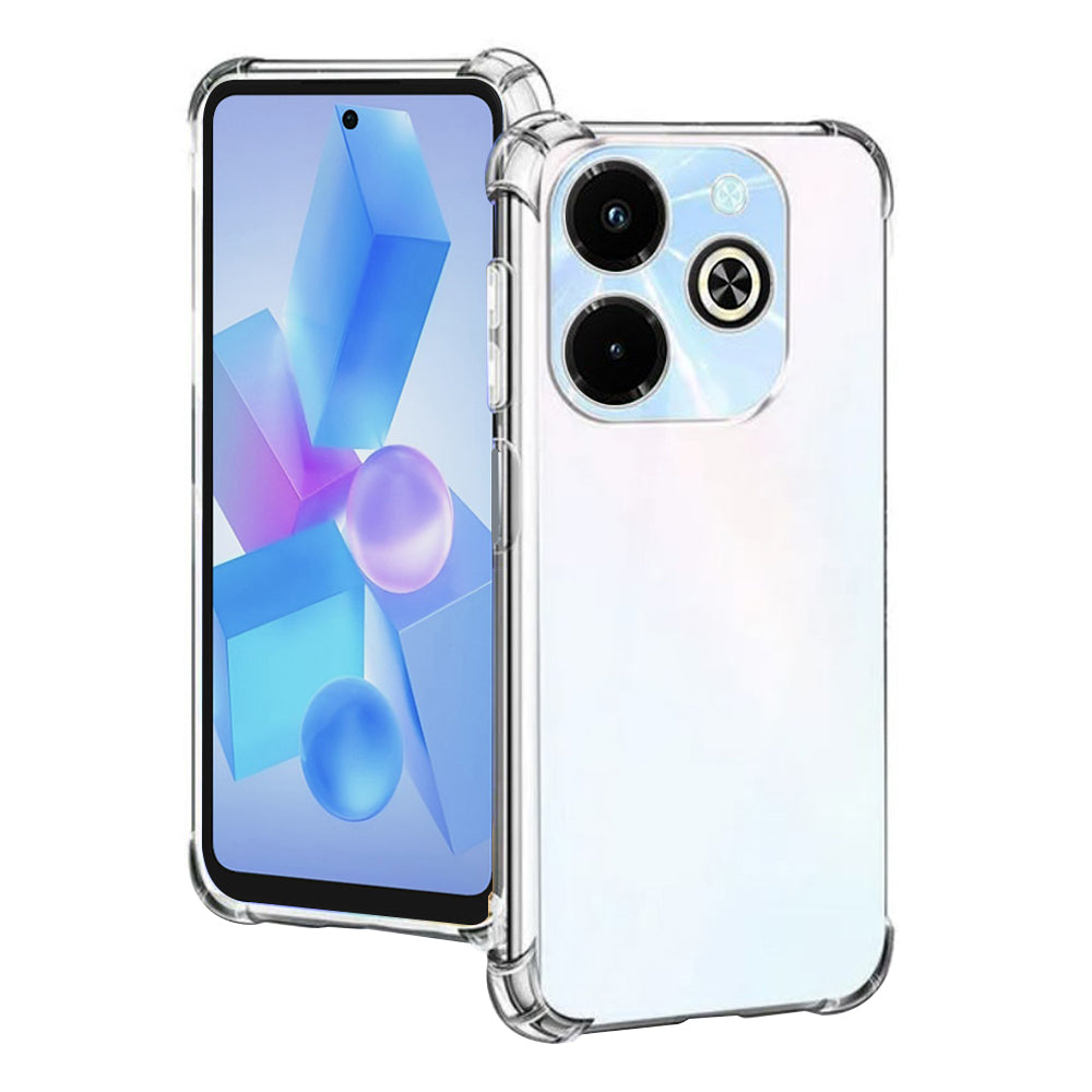 Techsuit - Shockproof Clear Silicone - Infinix Hot 40i - Clear