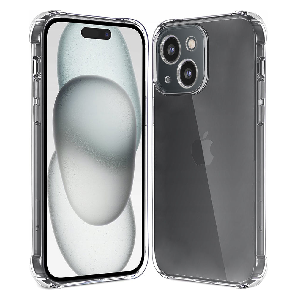 Techsuit - Shockproof Clear Silicone - iPhone 15 Plus - Clear