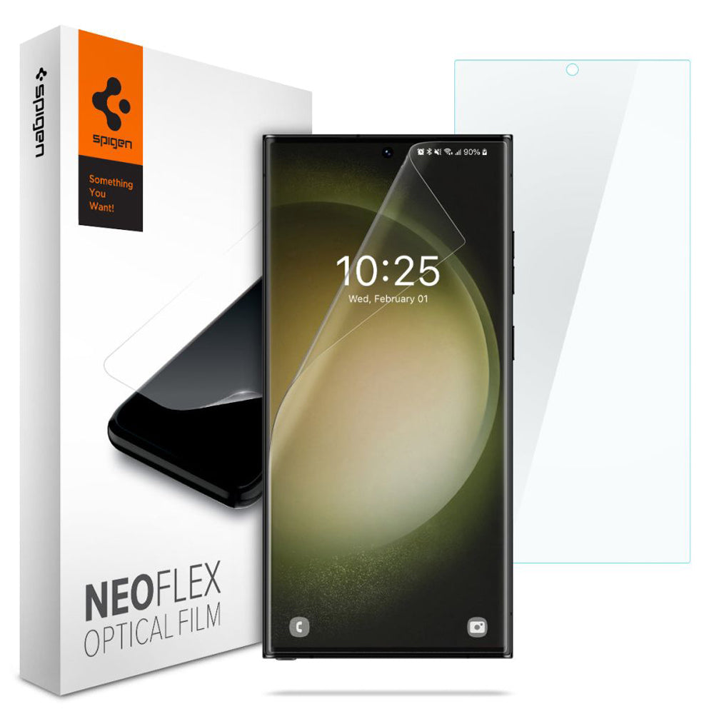 Spigen - Neo Flex (2 pack) - Samsung Galaxy S23 Ultra - Clear