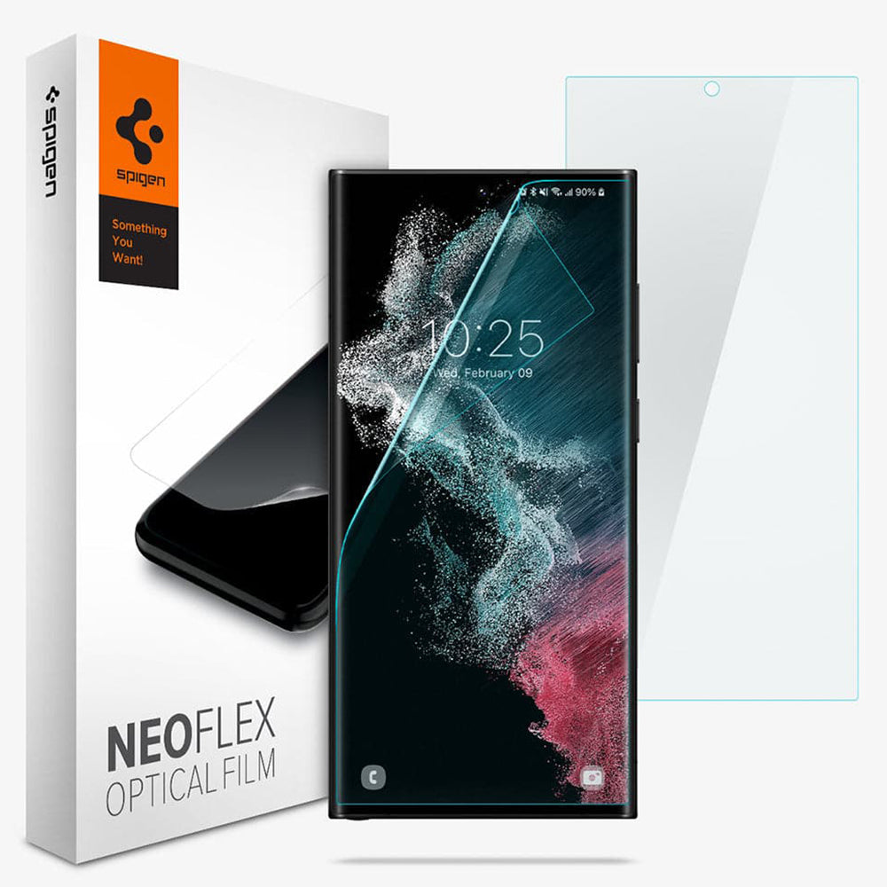 Spigen - Neo Flex (2 pack) - Samsung Galaxy S22 Ultra - Clear