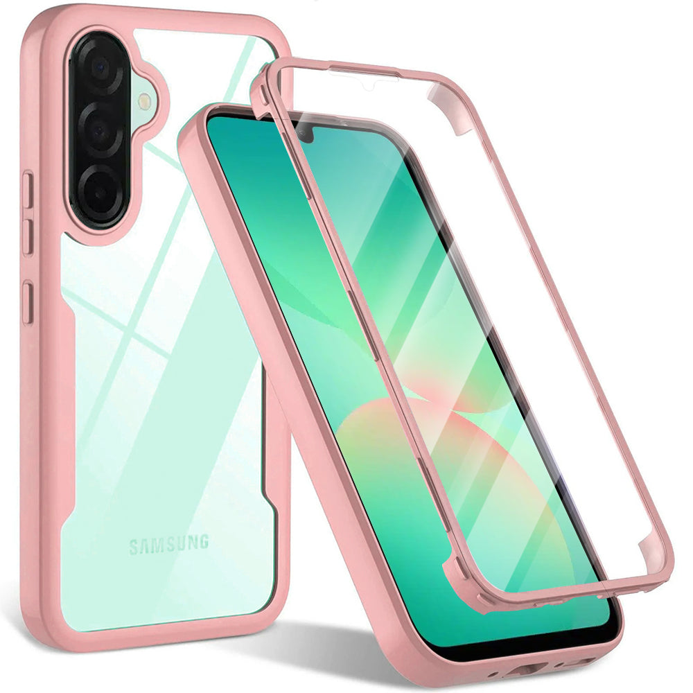 Techsuit - ColorVerse 360 Series + Screen Protector - Samsung Galaxy A26 5G - Pink