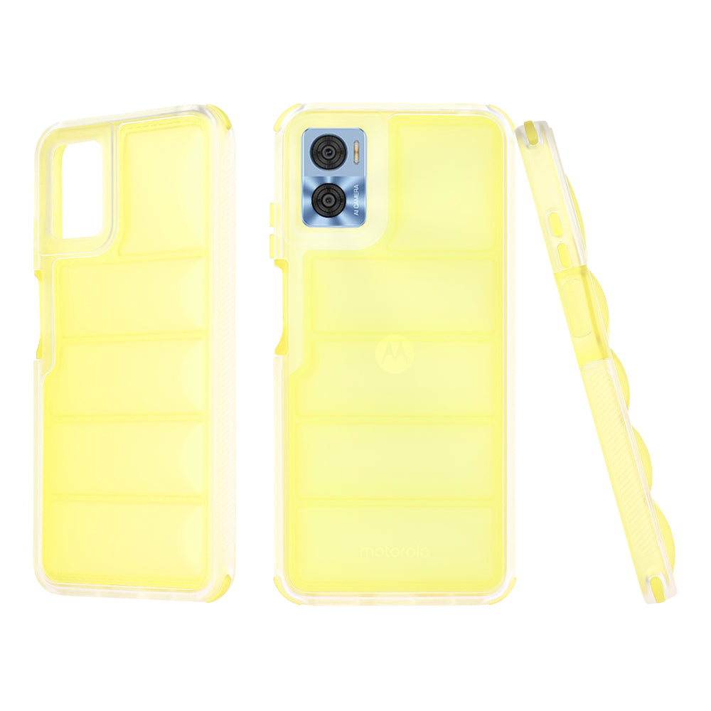 Techsuit - Wave Shield - Motorola Moto E22 / Moto E22i - Yellow