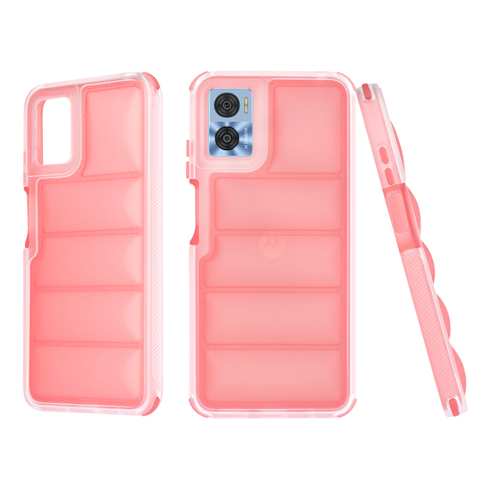 Techsuit - Wave Shield - Motorola Moto E22 / Moto E22i - Red