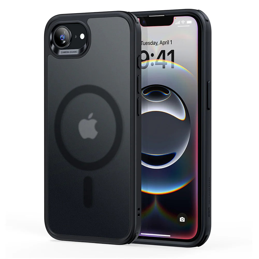 ESR - Classic Hybrid HaloLock - iPhone 16e - Frosted Black