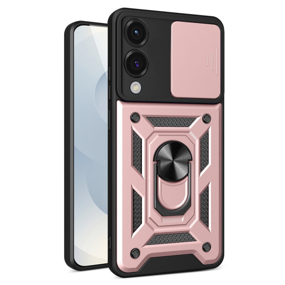 Techsuit - CamShield Series - Samsung Galaxy S25 Edge - Rose Gold