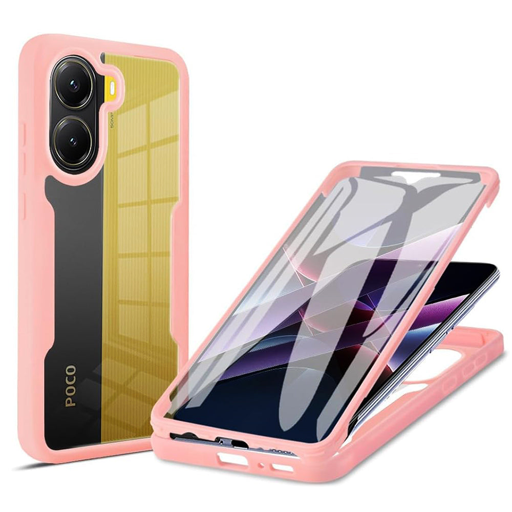 Techsuit - ColorVerse 360 Series + Screen Protector - Xiaomi Poco X7 Pro - Pink
