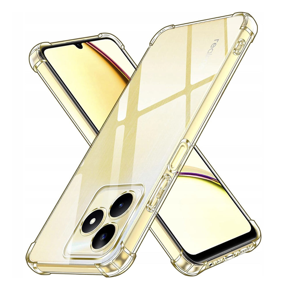 Techsuit - Shockproof Clear Silicone - Realme C51 / Note 50 - Clear
