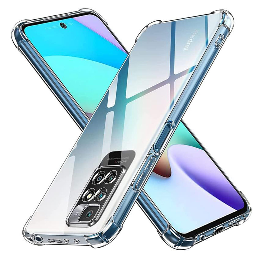 Techsuit - Shockproof Clear Silicone - Xiaomi Redmi 10 / Redmi 10 2022 - Clear