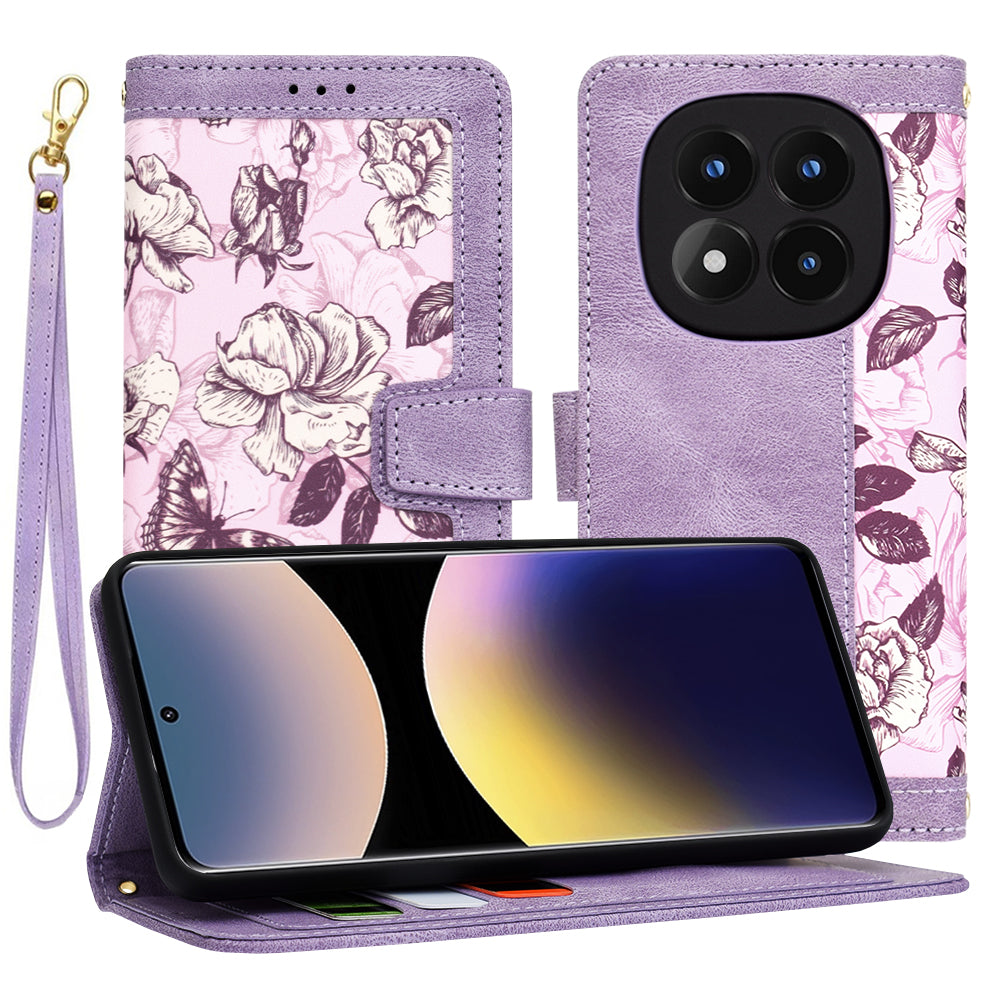 Techsuit - FlipCraft - Xiaomi Redmi Note 14 Pro 4G - Mysterious Purple