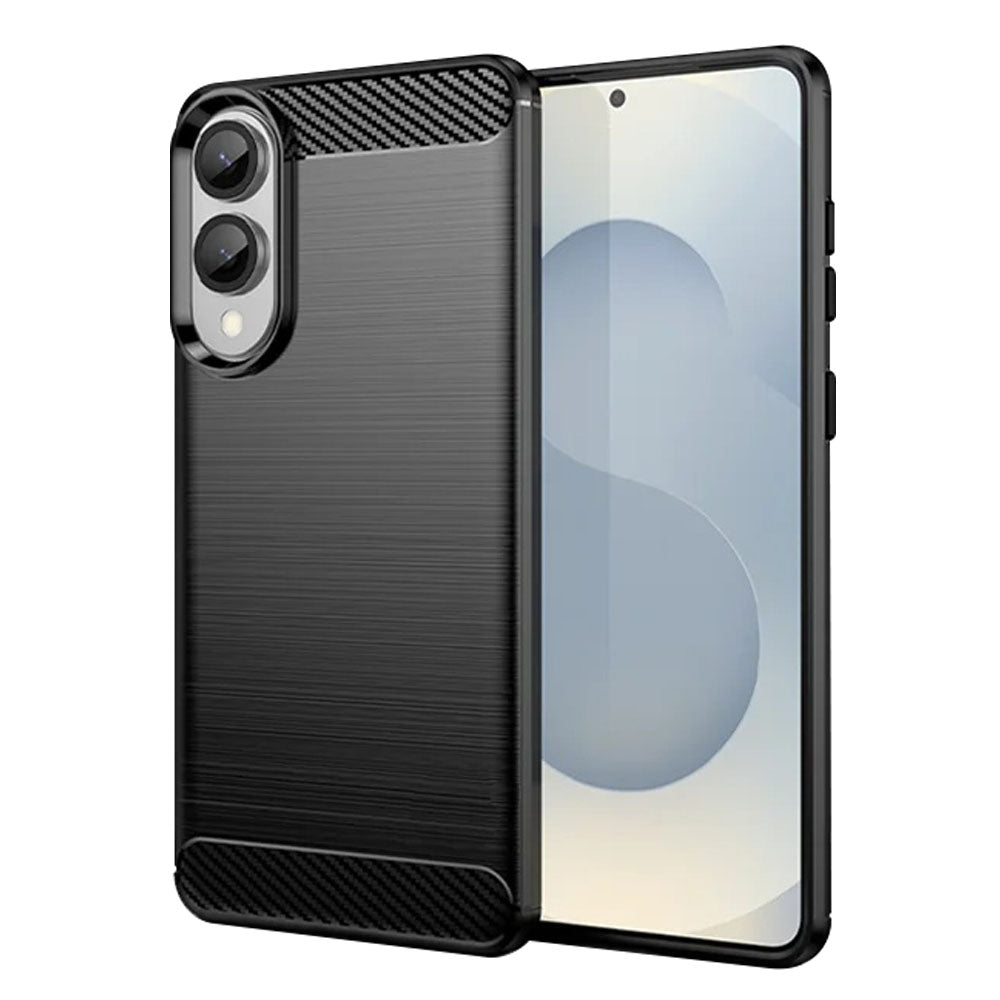 Techsuit - Carbon Silicone - Samsung Galaxy S25 Edge - Black