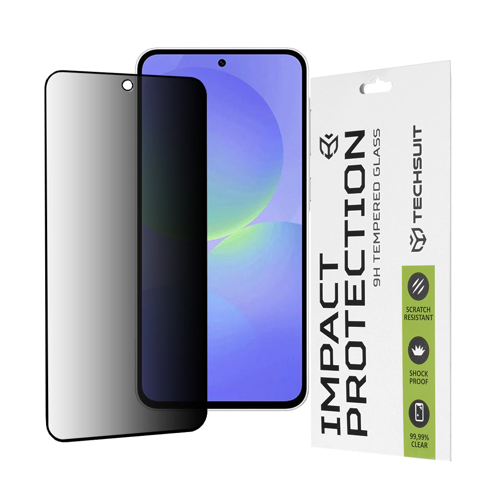 Techsuit - 111D Privacy FullÂ Glue - Samsung Galaxy A36 5G / A56 5G - Black