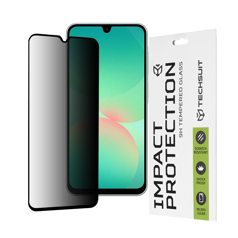 Techsuit - 111D Privacy FullÂ Glue - Samsung Galaxy A26 5G - Black