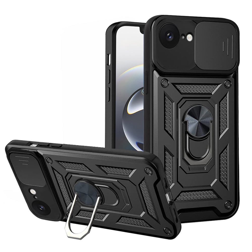 Techsuit - CamShield Series - iPhone 16e - Black