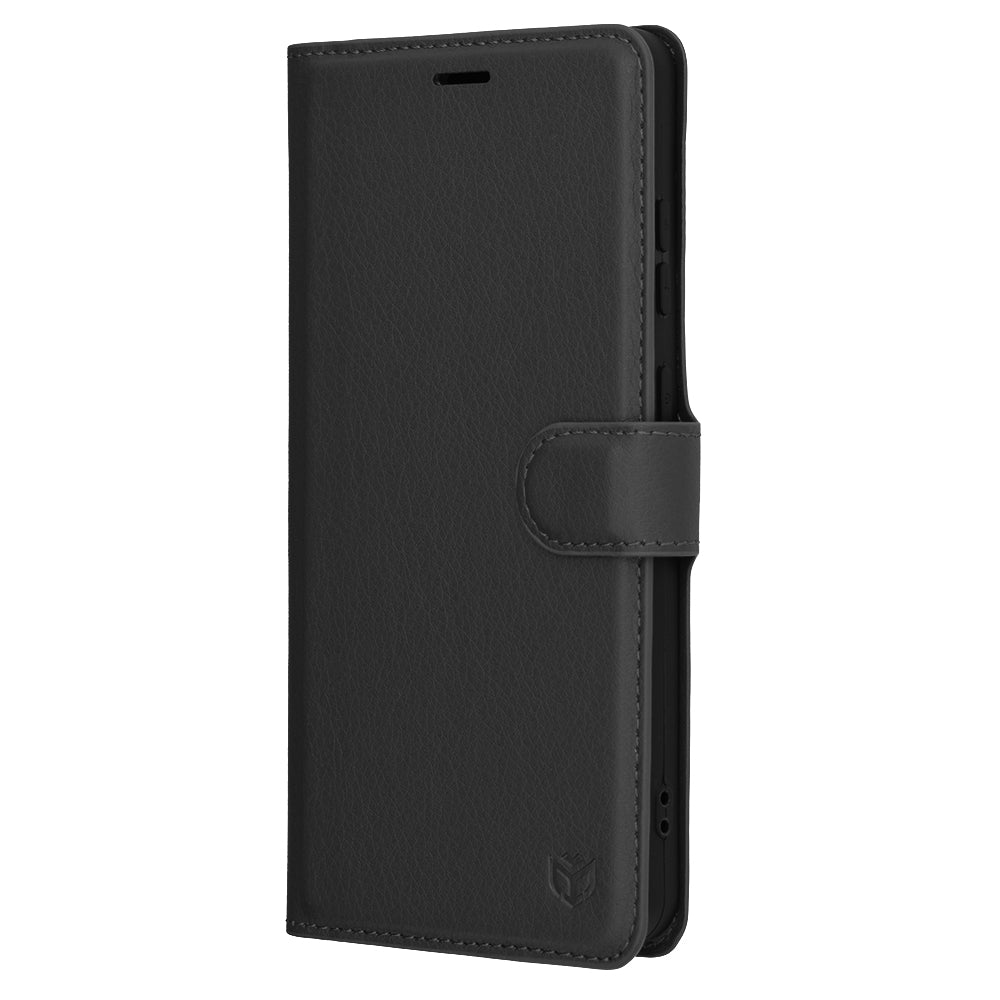 Techsuit - Leather Folio - OnePlus 13R - Black