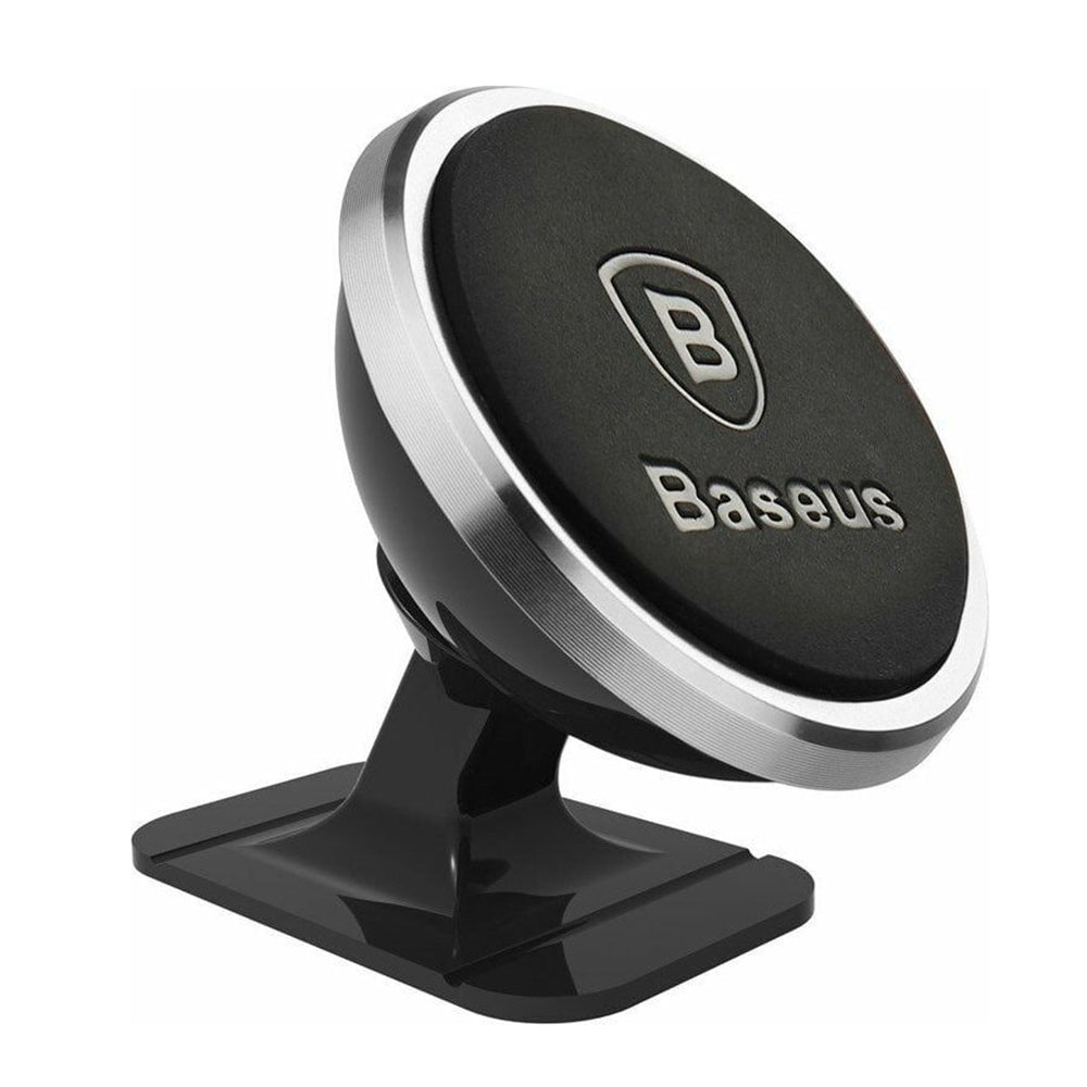 Baseus - Car Holder (SUCX140012) - 360Â°, Magnetic Grip for Dashboard, Windshield - Black Silver