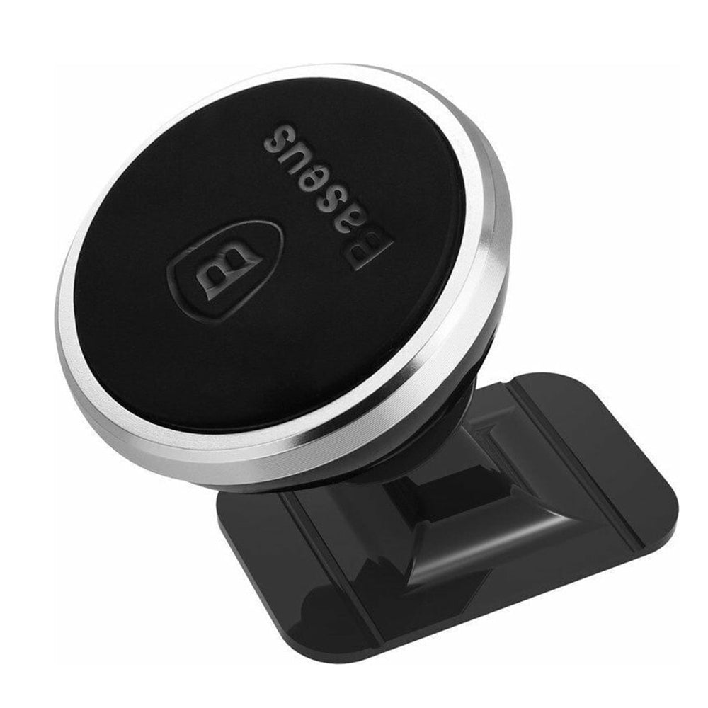Baseus - Car Holder (SUCX140012) - 360°, Magnetic Grip for Dashboard, Windshield - Black Silver
