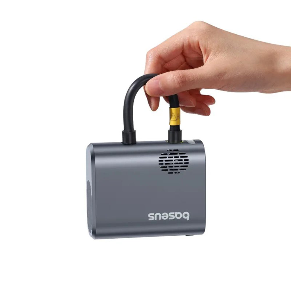 Baseus - Bike Compressor PrimeTrip Series (C11169000121-00) - Portable, Pressure Display, 1750mAh, 150psi, Ultra Fast - Black