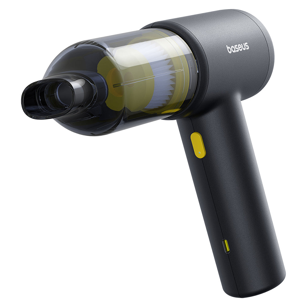 Baseus - Cordless Car Vacuum Cleaner AT (C30476600121-00) - 5000Pa, 45W, 4000mAh, LED, T-shaped, 54000RPM, <75dB - Black