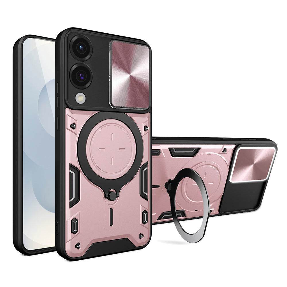 Techsuit - CamGuard Pro - Samsung Galaxy S25 Edge - Rose Gold