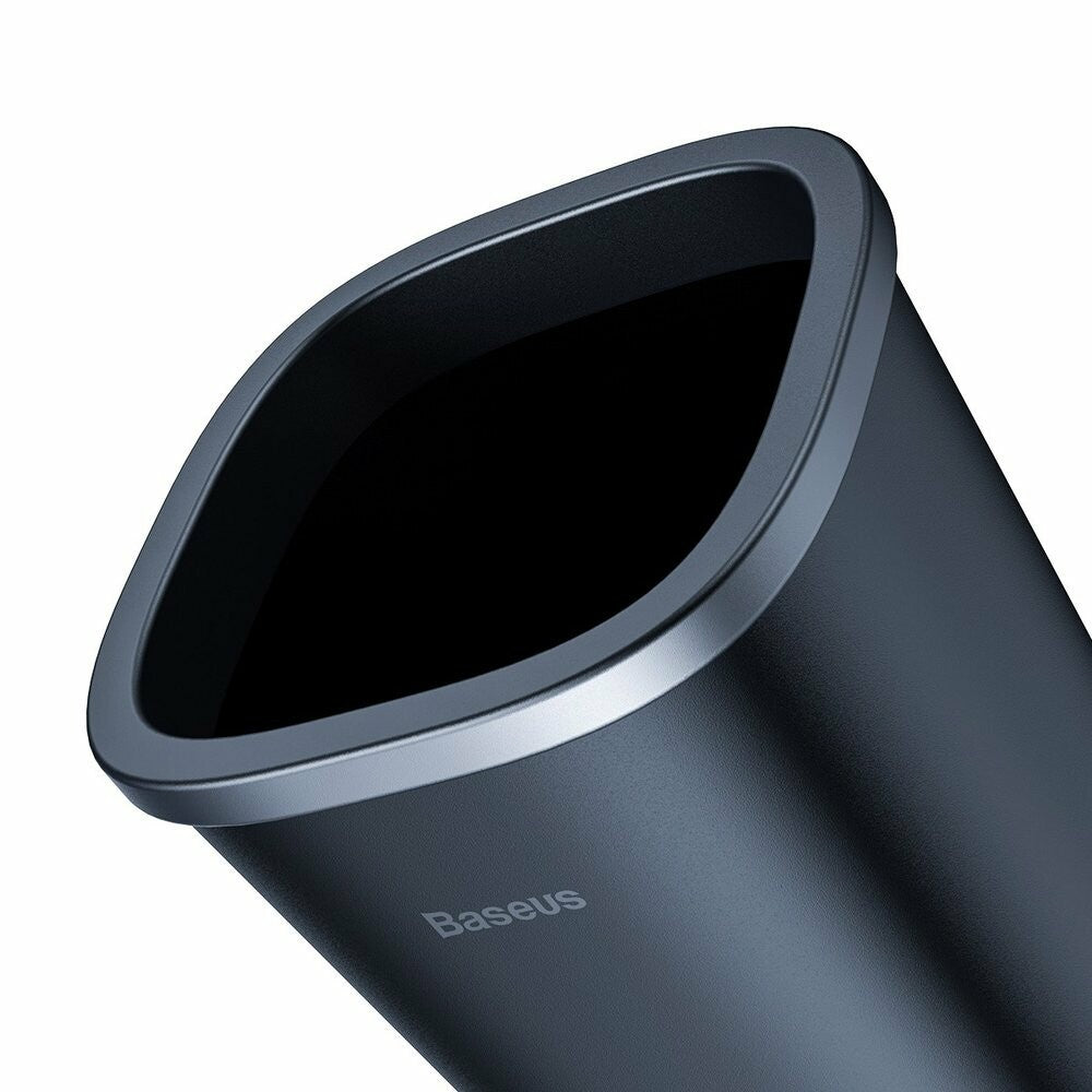 Baseus - Trash Can (CRLJT-A01) - for Car/Desk with 90 Garbage Bags, Multipurpose, Mini Size, 800ml - Black