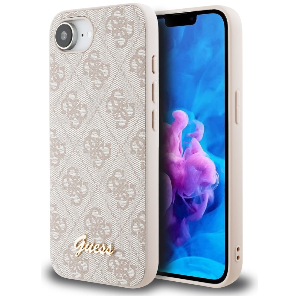 Guess - Hardcase 4G Script Logo (GUHMPSE4HG4SHP) - iPhone 16e - Pink
