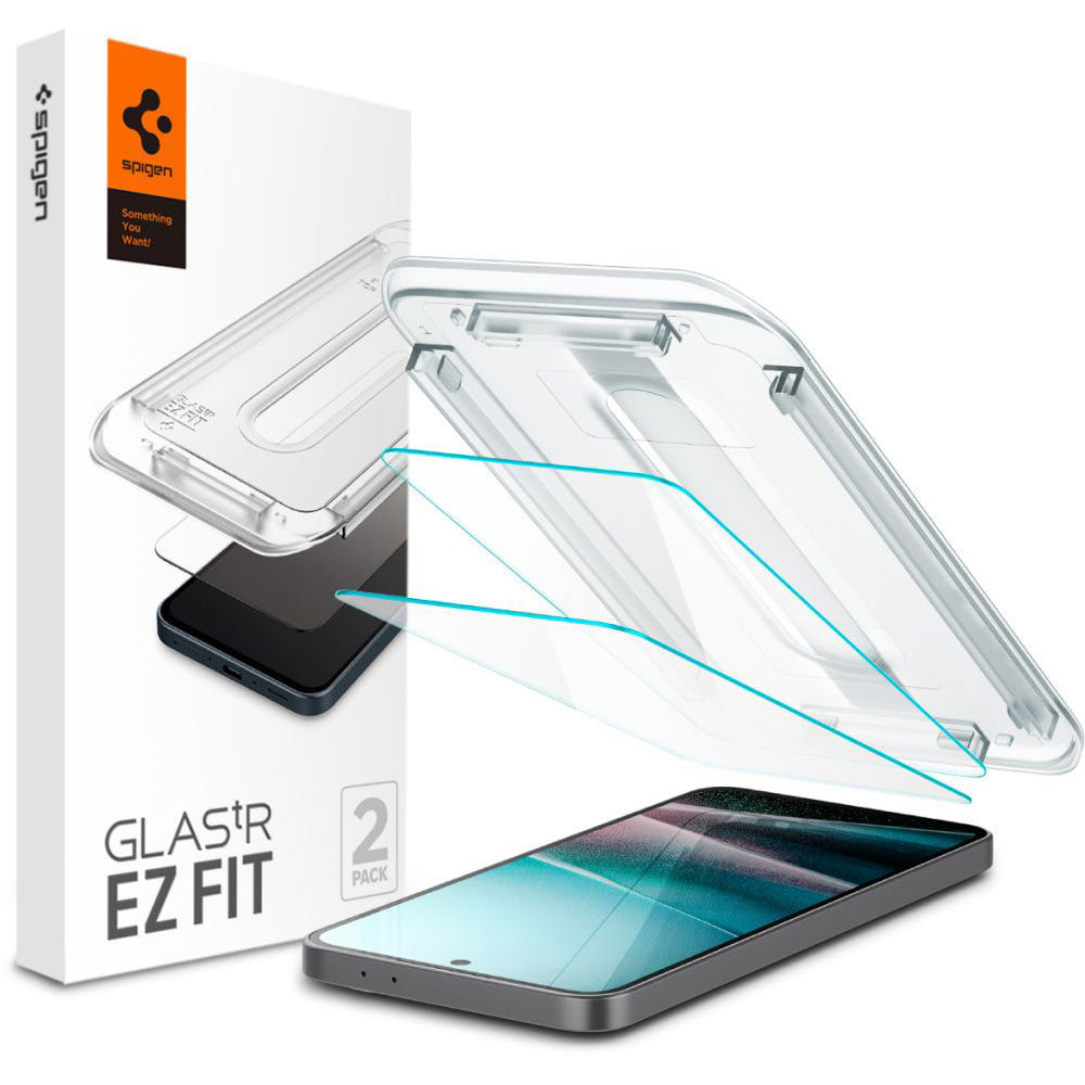 Spigen - Glas.tR EZ-FIT (2 pack) - Samsung Galaxy A36 5G - Clear