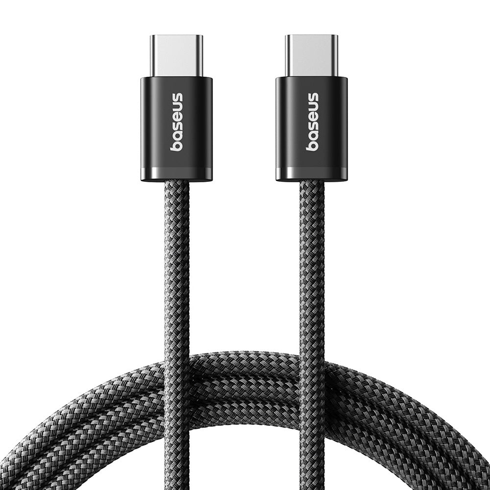Baseus - Data Cable Dynamic 4 Series (P10381400111-00) - for iPhone, Type-C, Fast Charge, 100W, 480Mbps, Naylon, 1m - Black
