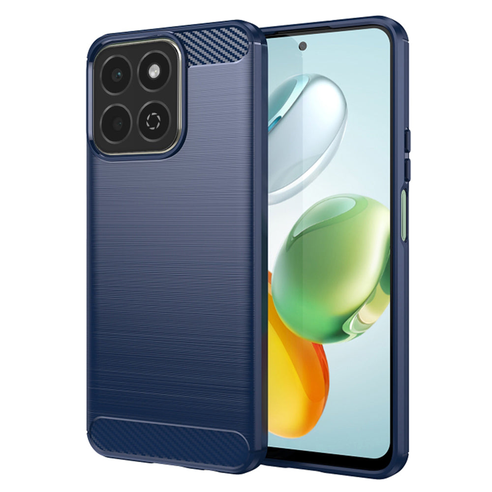 Techsuit - Carbon Silicone - Honor 200 Smart / X7c - Blue