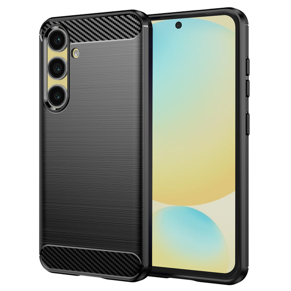 Techsuit - Carbon Silicone - Samsung Galaxy S24 FE - Black