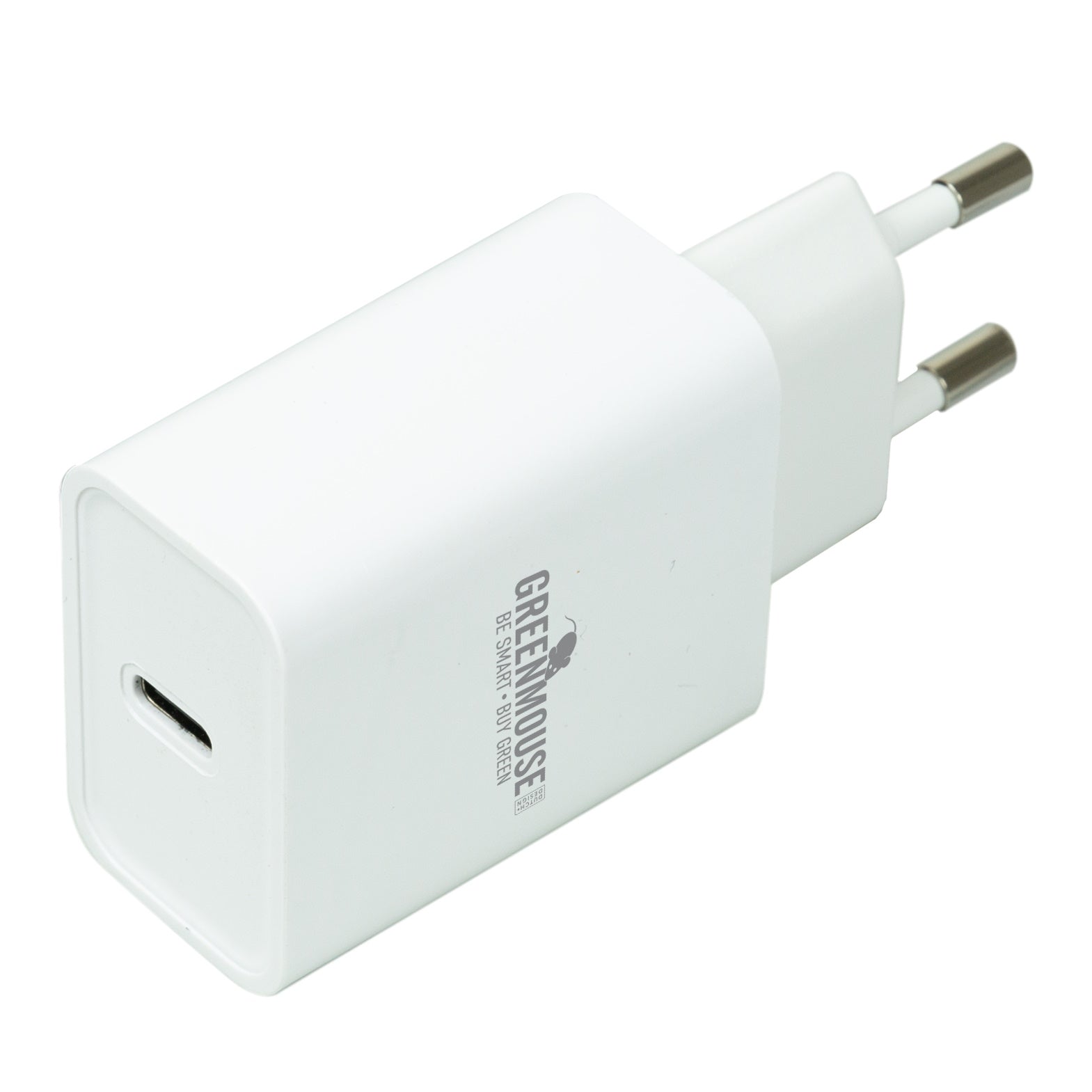 Greenmouse Wall Charger PD 20W – Φορτιστής Τοίχου USB-C Power Delivery σε λευκό χρώμα με συσκευασία blister – 66956678