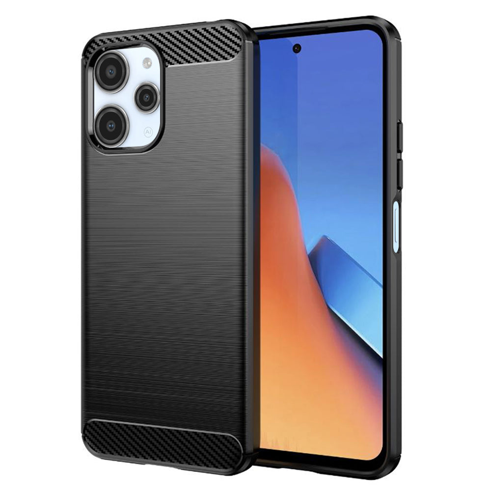 Techsuit - Carbon Silicone - Xiaomi Redmi 12 4G / 12 5G - Black