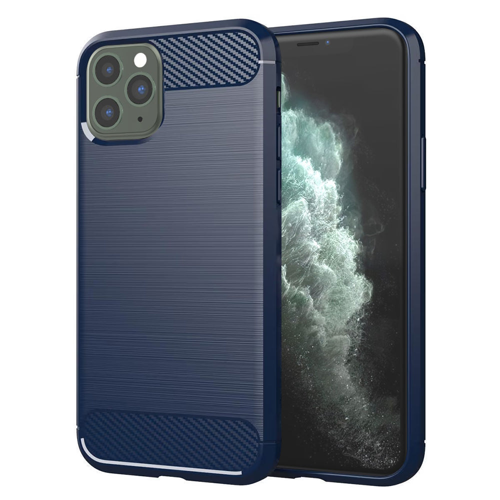 Techsuit - Carbon Silicone - iPhone 11 Pro Max - Blue
