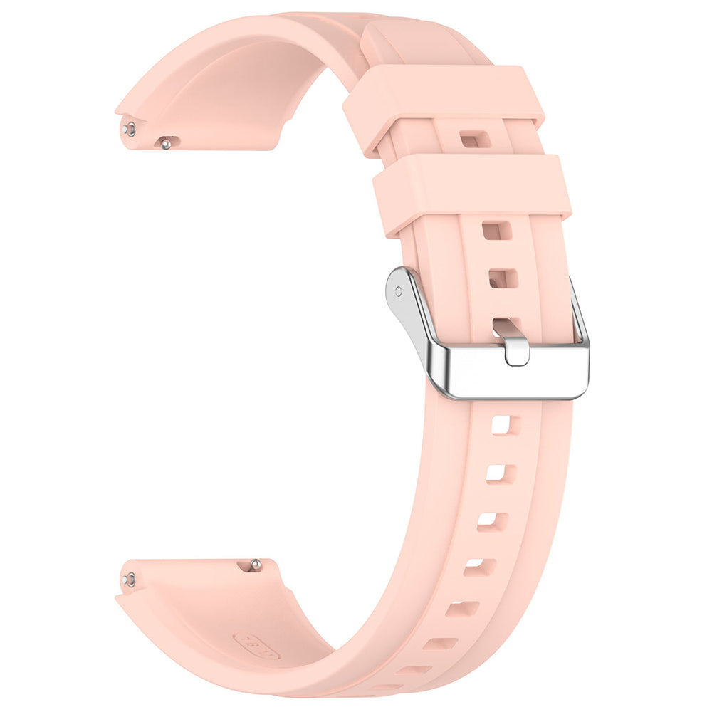 Techsuit - Watchband 18mm (W075) - Huawei Watch GT 4 (41mm)/W1/Honor Watch S1/Garmin Venu 2S/Vivoactive 4S - Pink