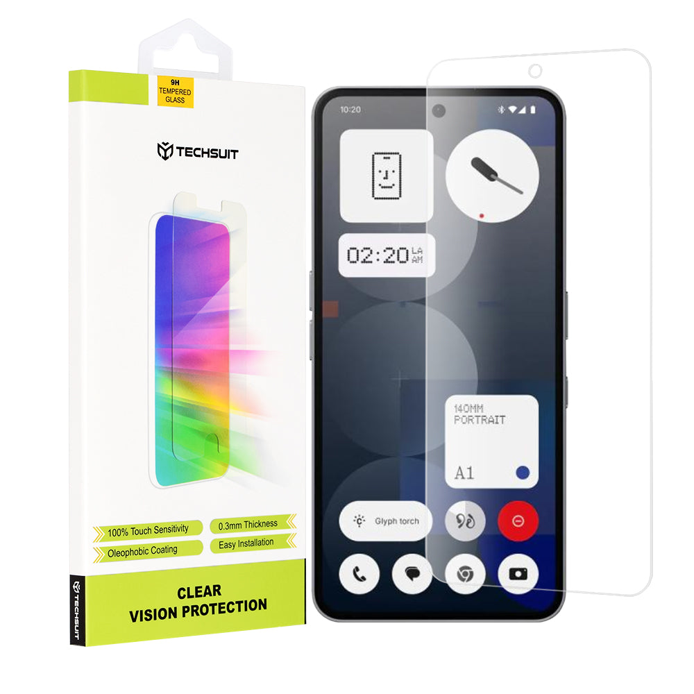 Techsuit - Clear Vision Glass - Nothing Phone (3a) / (3a)Â Pro - Transparent