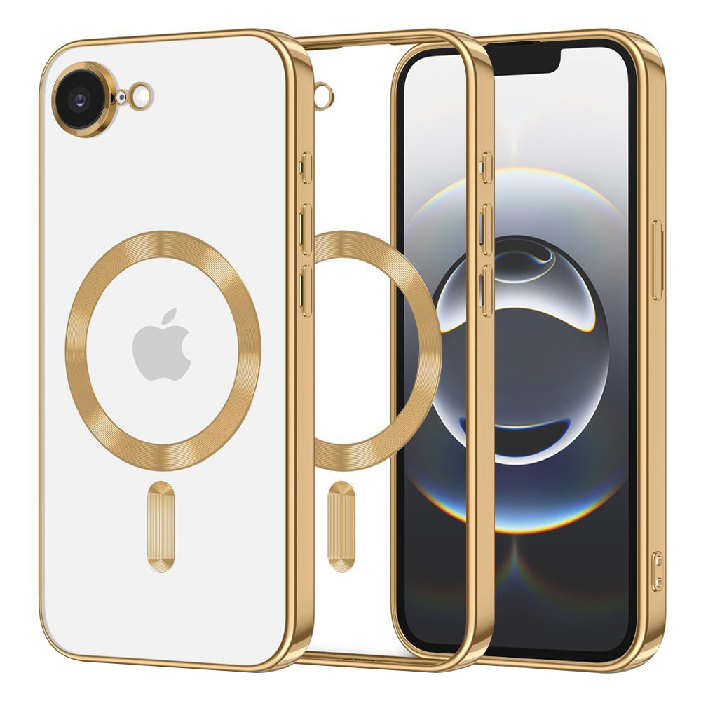 Techsuit - Luxury Crystal MagSafe - iPhone 16e - Gold