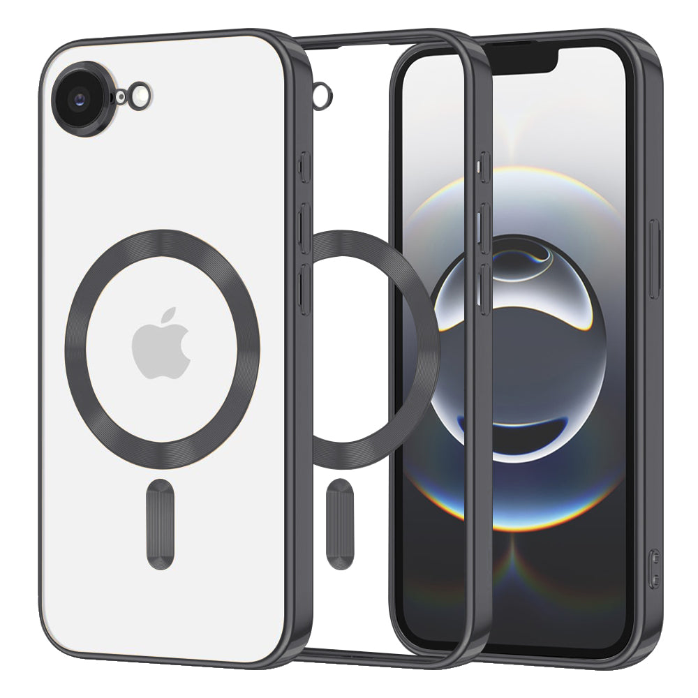 Techsuit - Luxury Crystal MagSafe - iPhone 16e - Black