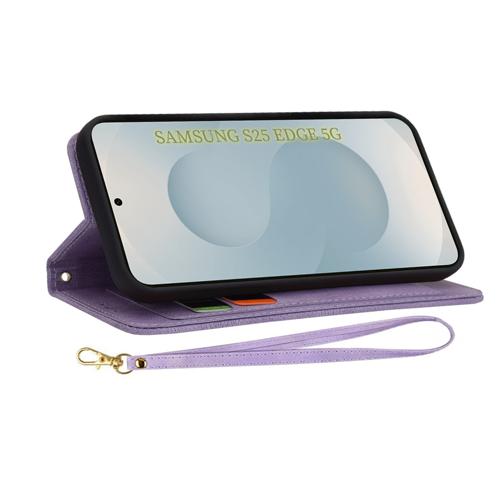 Techsuit - FlipCraft - Galaxy S25 Edge - Mysterious Purple