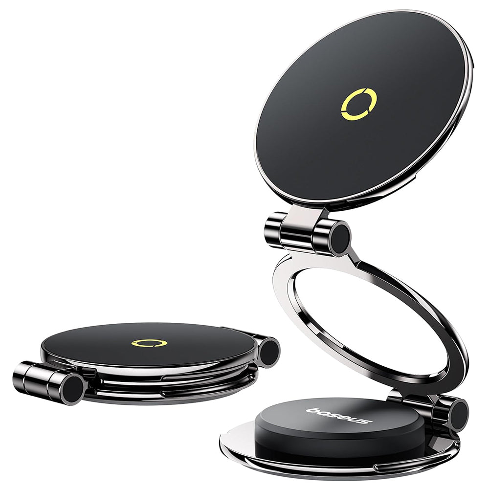 Baseus - Car Holder MagPro Series II (C40172900121-00) - for Dashboard, Magnetic Car Mount, 360Â°, Foldable - Cosmic Black