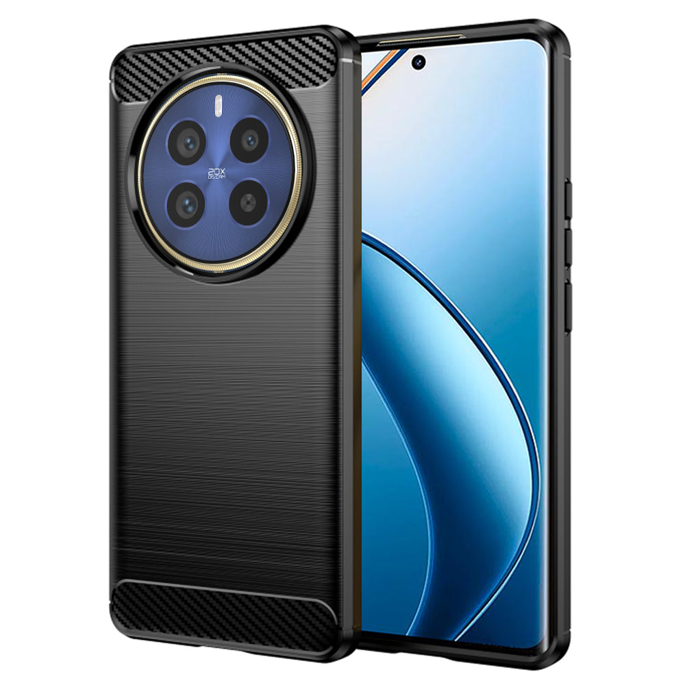 Techsuit - Carbon Silicone - Realme 12 Pro / 12 Pro+ - Black