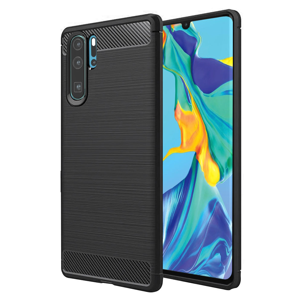 Techsuit - Carbon Silicone - Huawei P30 Pro / P30 Pro New Edition - Black
