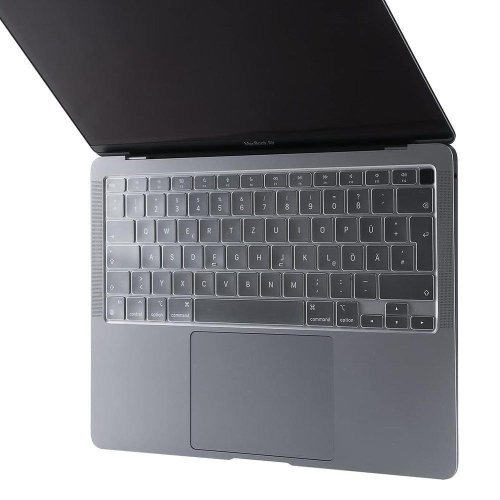 Techsuit - Premium Keyboard Cover PureTypeX (KC1) - Ultra Thin, for MacBook Air 13 (2020), Washable and Reusable - Clear