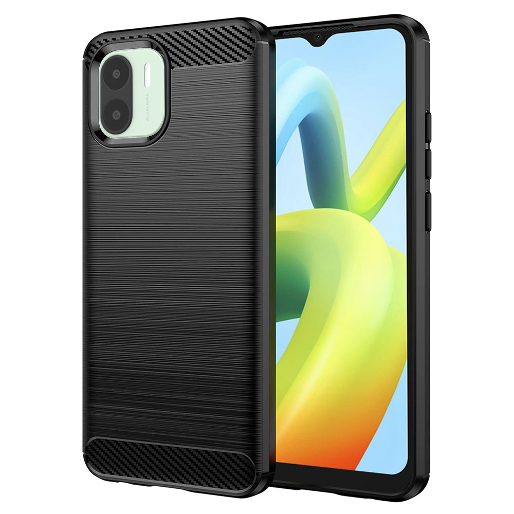 Techsuit - Carbon Silicone - Xiaomi Redmi A1 / A2 - Black