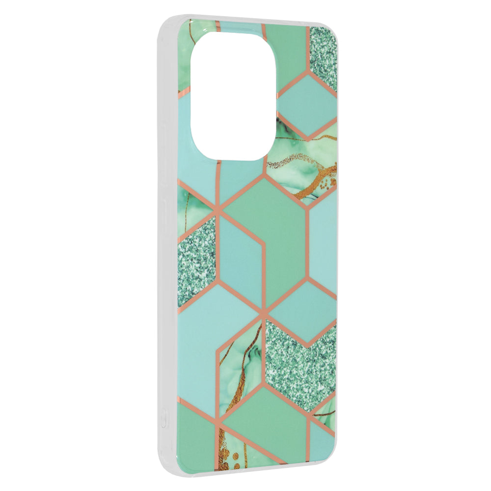 Techsuit - Marble Series - Xiaomi Redmi Note 13 4G - Green Hex