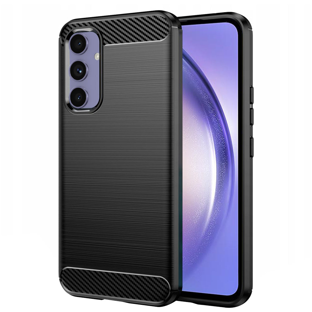 Techsuit - Carbon Silicone - Samsung Galaxy A54 - Black