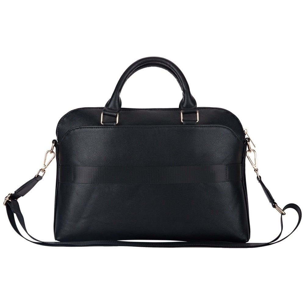 Guess Grained Triangle Logo Computer Bag 15"-16" (Black - GUCB15PGTSPSK)