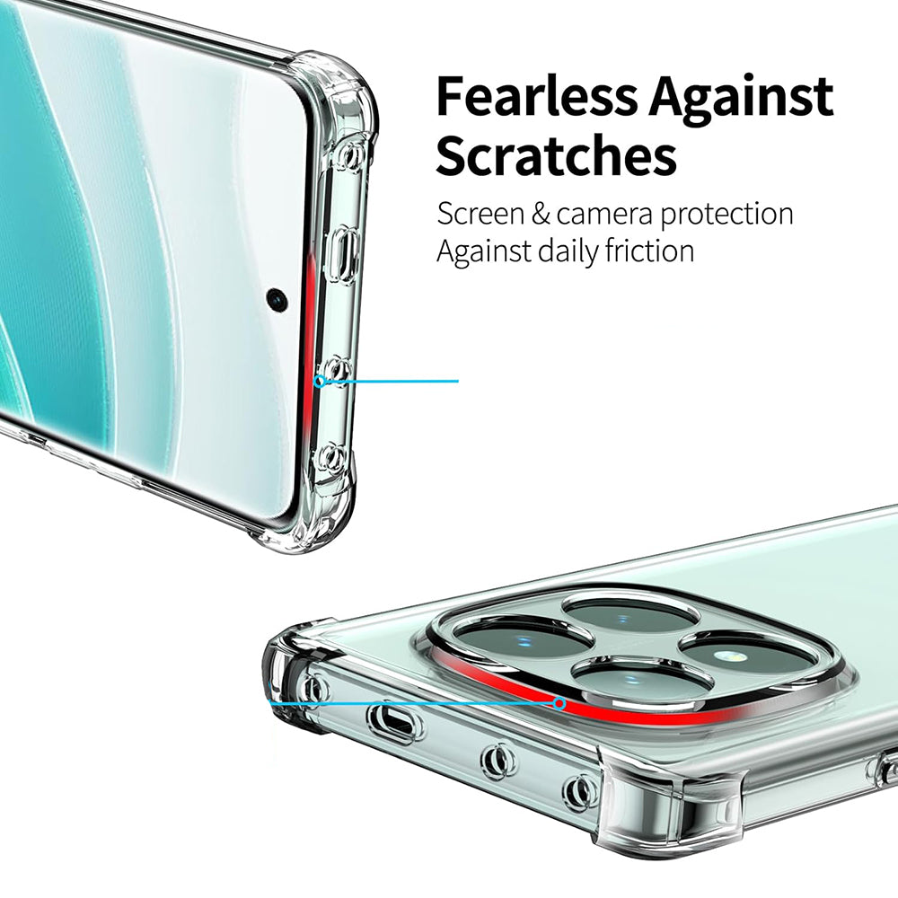 Techsuit - Shockproof Clear Silicone - Xiaomi Poco F7 Ultra - Clear