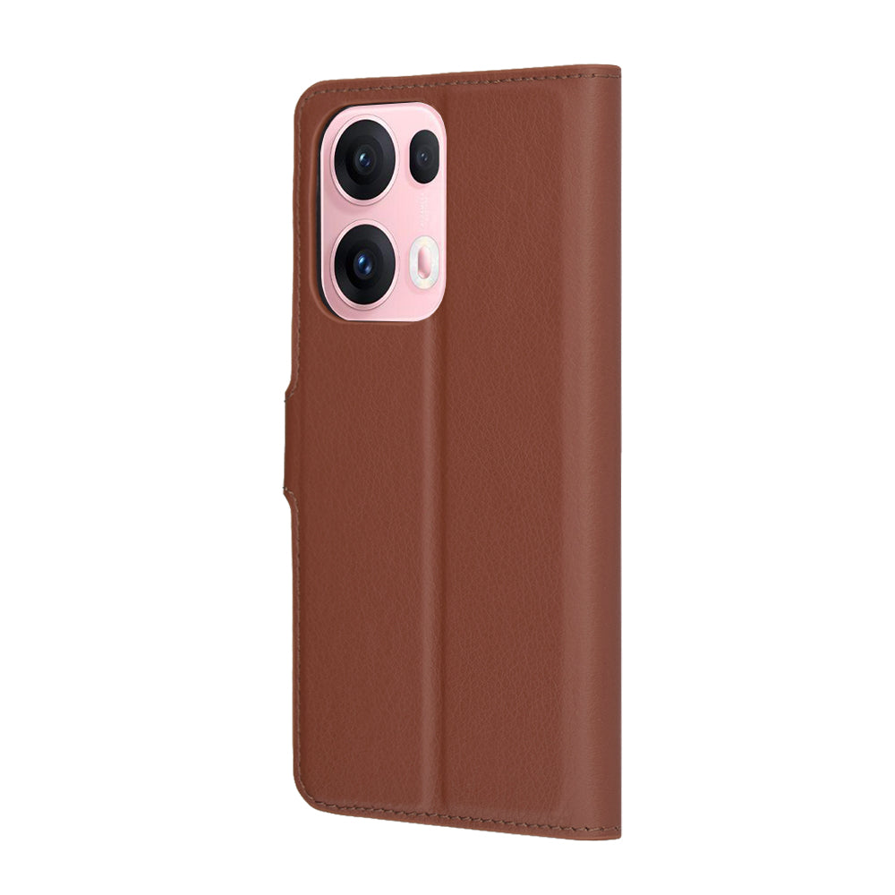 Techsuit - Leather Folio - Oppo Reno13 Pro - Brown