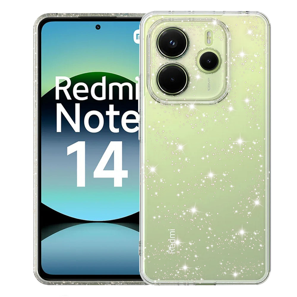 Techsuit - SparkleSkin Series - Xiaomi Redmi Note 14 4G (Standard) - Clear