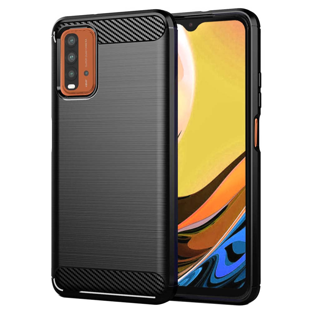 Techsuit - Carbon Silicone - Xiaomi Redmi 9T / Redmi 9 Power - Black