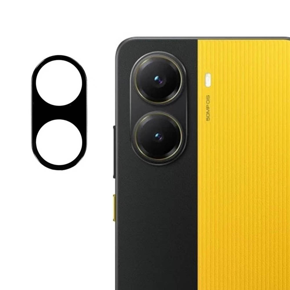 Techsuit - Full Camera Glass - Xiaomi Poco X7 Pro - Black